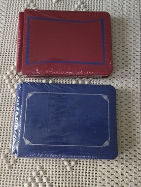 Red and Blue  Creative Memories Mini Albums